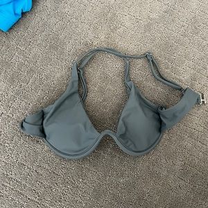 Grey bikini top